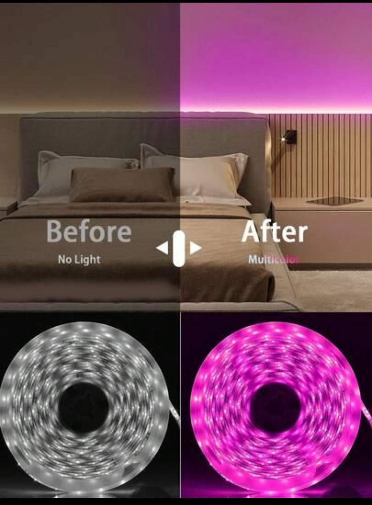 RGB LED Monitor Backlight - Music Sync Gaming Light Bar